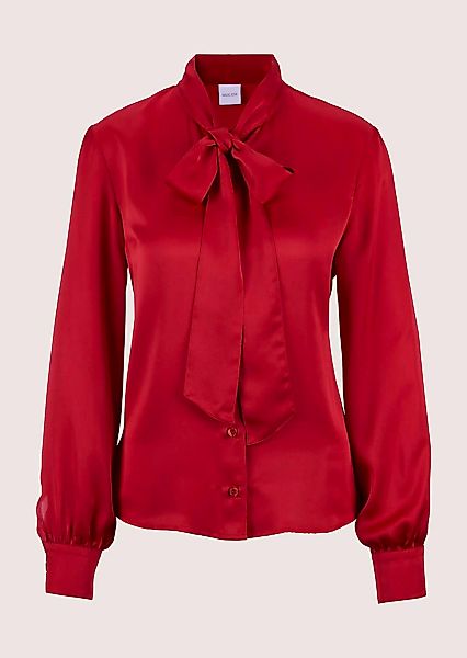 MADELEINE Langarmbluse "Bluse Satinbluse mit Schluppe" günstig online kaufen