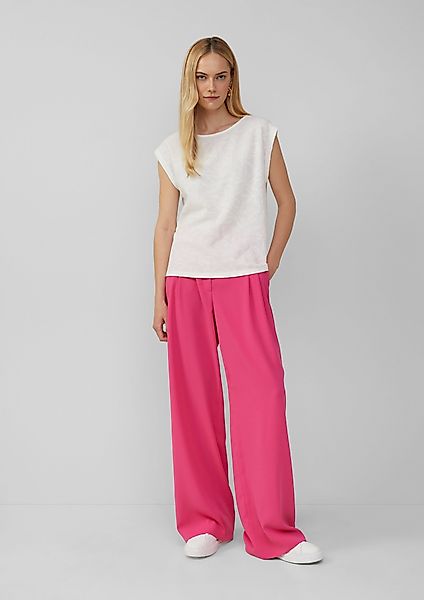 s.Oliver BLACK LABEL Stoffhose Crêpe-Hose mit günstig online kaufen