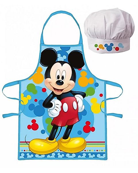 Disney Kochschürze Mickey Maus Kinder Kochschürze Bunt Kindergarten Blau Sc günstig online kaufen