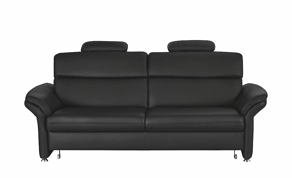 meinSofa Einzelsofa Leder Manon ¦ schwarz ¦ Maße (cm): B: 228 H: 94 T: 92 P günstig online kaufen