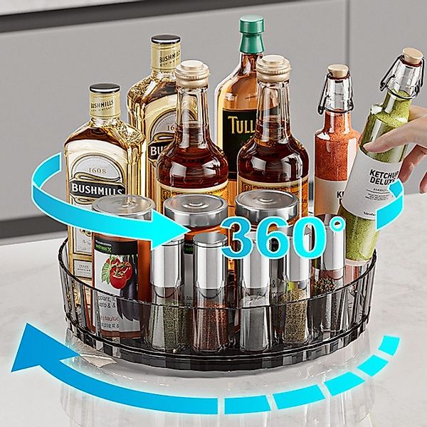 Coonoor Gewürzregal 360°Drehbares Gewürzregal,Drehteller organizer,drehbare günstig online kaufen