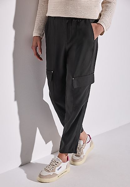 STREET ONE Cargohose aus Lyocell günstig online kaufen
