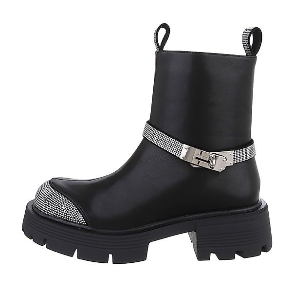 Ital-Design Damen Freizeit Plateaustiefelette (84648464) Blockabsatz günstig online kaufen