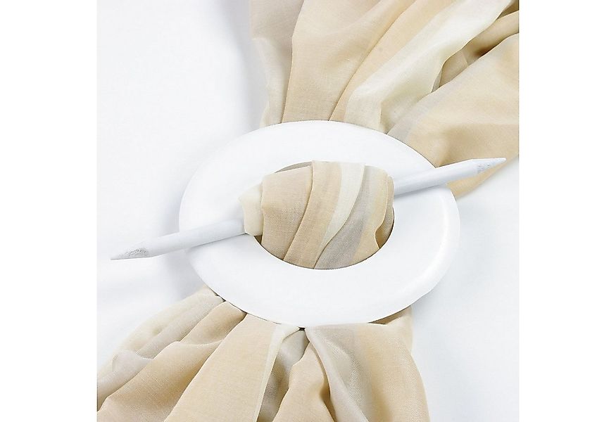 Liedeco Raffspange, Gardinen, Vorhänge, (1-tlg), aus Holz günstig online kaufen