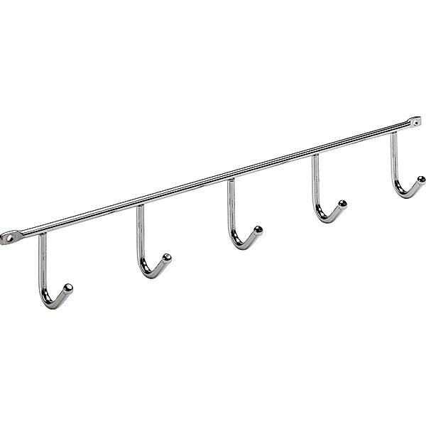Hettich Garderobenleiste Hettich Garderobenleiste 5 Haken 52 x 350 x 35 mm günstig online kaufen