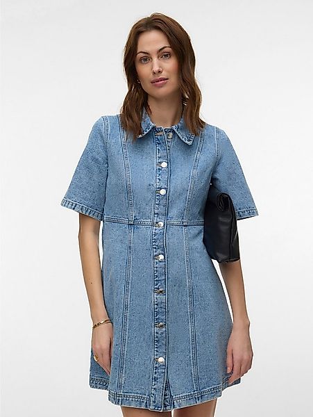 Vero Moda Jeanskleid VMDAISY 2/4 SHORT DENIM DRESS NOOS Baumwolle günstig online kaufen
