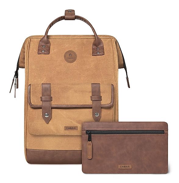 CABAIA Rucksack Waxed Cotton Backpack (Set, günstig online kaufen