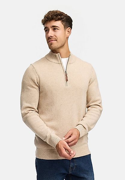 Indicode Strickpullover Herren INMargous Half-Zip Pullover Herrenpullover H günstig online kaufen