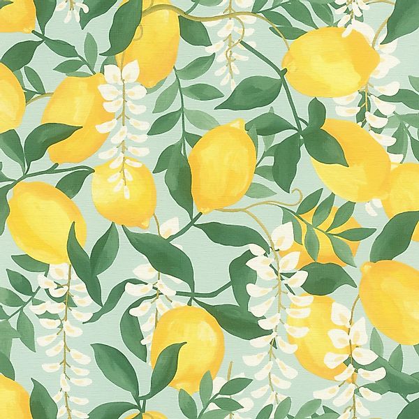 Rasch Vliestapete Portofino - Selbstklebende Tapete Zitrone von tesa® x ras günstig online kaufen
