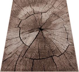 Paco Home Teppich "Rodos 605" rechteckig 18 mm Höhe Kurzflor, Motiv Baumstu günstig online kaufen