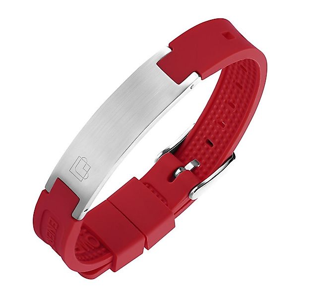 Lunavit Armband Lunavit Magnet Silikonarmband Sporty Pink günstig online kaufen