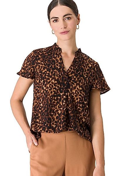 Zero Klassische Bluse zero Bluse mit Leoprint günstig online kaufen