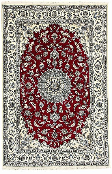 morgenland Orientteppich »Perser - Nain - 295 x 193 cm - dunkelrot«, rechte günstig online kaufen