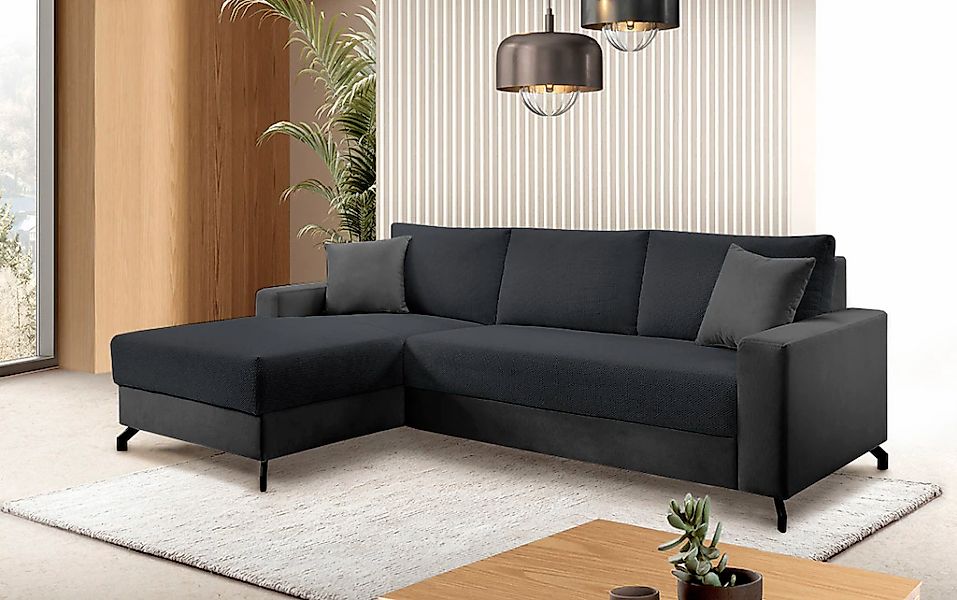 exxpo - sofa fashion Ecksofa "Quattro L-Form, B/T: 247/162 cm", wahlweise m günstig online kaufen