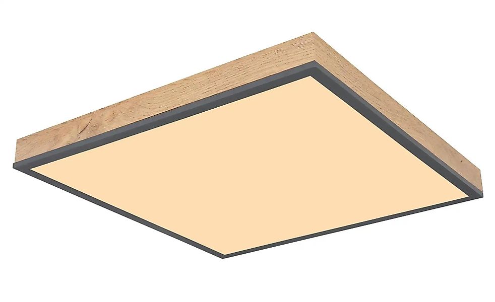 Globo Lighting Deckenleuchte   ¦ grau ¦ Maße (cm): B: 45 H: 6,5 T: 45.0 Lam günstig online kaufen