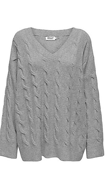 ONLY Longpullover ONLJEANETT LIFE L/S CABLE V-NECK CS günstig online kaufen