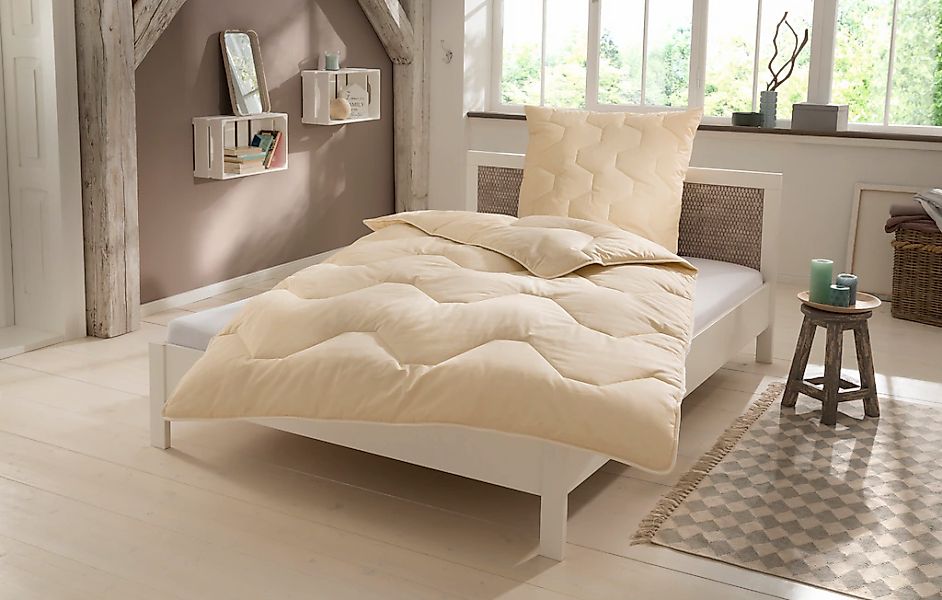 Älgdröm Naturfaserbettdecke "Baumwolle 60 C, Bettdecke 135x200 cm, 155x220 günstig online kaufen