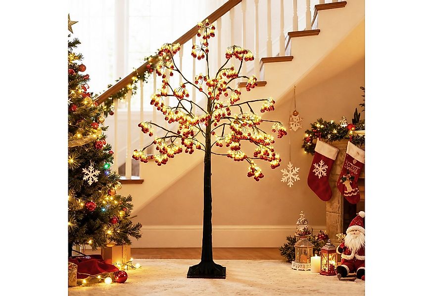 COSTWAY Dekobaum (1 St), Lichterbaum, LED-Baum, 150cm Dekobaum, Weihnachtsd günstig online kaufen