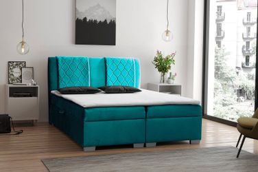 Beautysofa Boxspringbett Kolumbia, mit 2 Bettkasten, günstig online kaufen