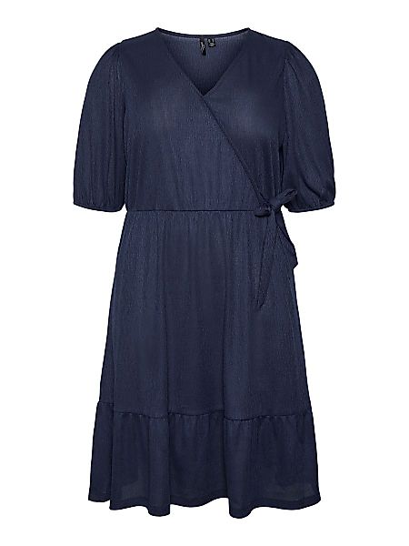 VERO MODA Wickel- Kleid Damen Blau günstig online kaufen