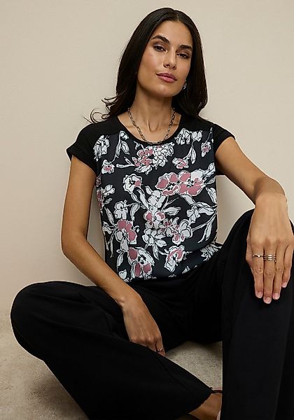 Tamaris Shirtbluse in lockerer Form mit Print günstig online kaufen