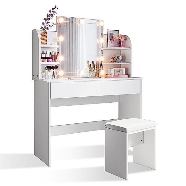 SONNI Schminktisch Schminktisch mit LED-Beleuchtung/ohne LED, günstig online kaufen