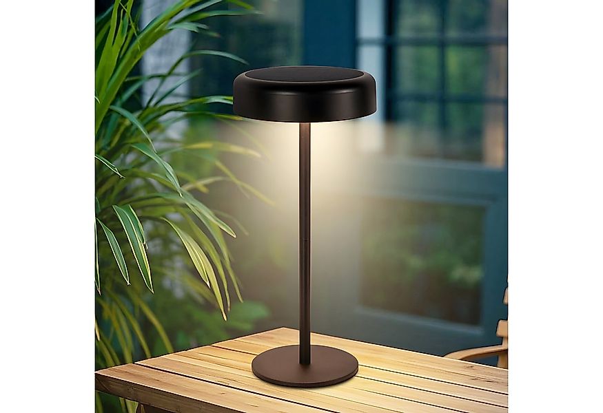 ZMH LED Tischleuchte Kabellos Solar Akku Nachttischlampe Aufladbar Touch Di günstig online kaufen
