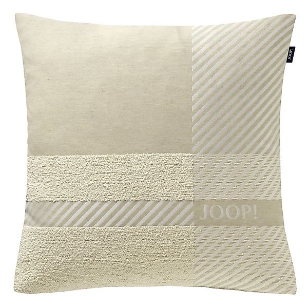 JOOP! Dekokissen JOOP! Zierkissenhülle Modern natur günstig online kaufen