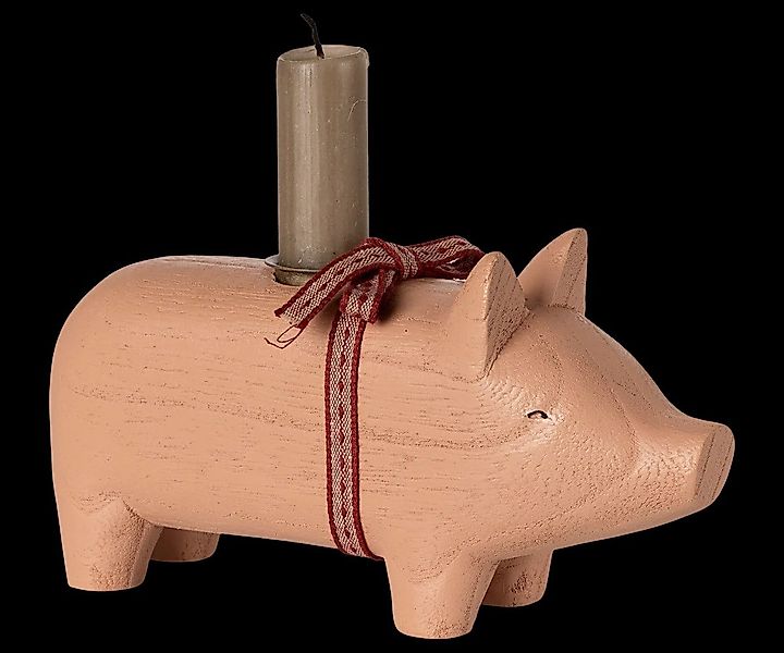 Maileg Kerzenständer Maileg Kerzenständer Holzschwein günstig online kaufen