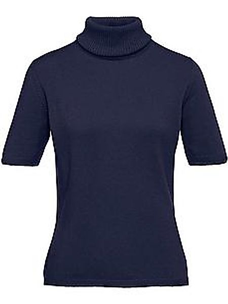Rollkragen-Pullover aus 100% Premium-Kaschmir Peter Hahn Cashmere blau günstig online kaufen