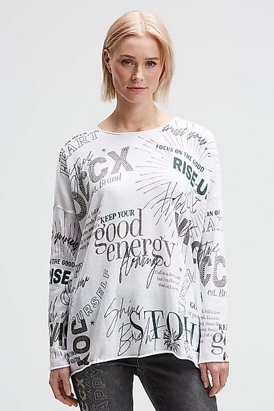 SOCCX Rundhalspullover mit Rollsäumen günstig online kaufen