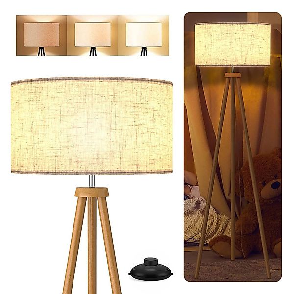 LMaxhome Stehlampe Stehlampe LED Dimmbar Dreibein günstig online kaufen