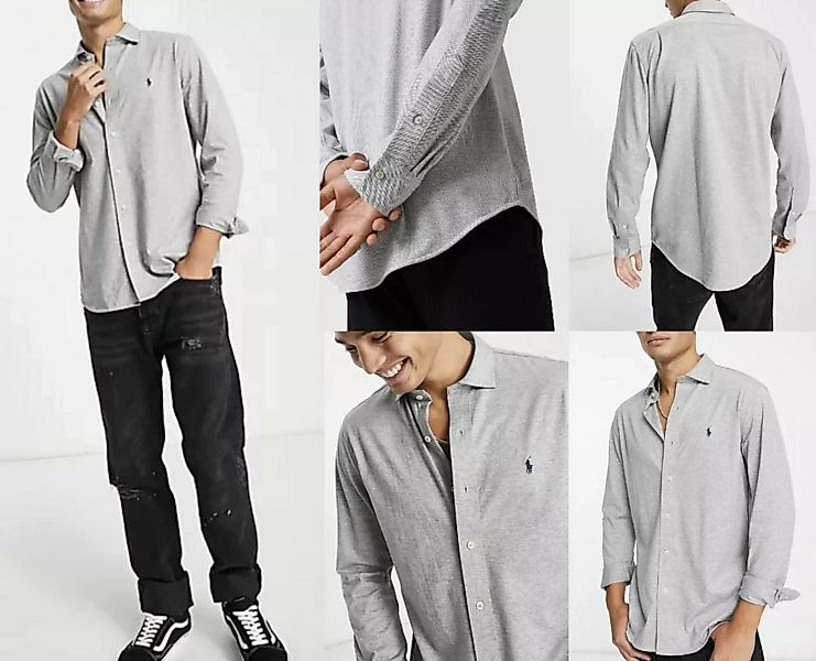 Ralph Lauren Langarmhemd POLO RALPH LAUREN KNIT DRESS Shirt Hemd Slim Fit S günstig online kaufen