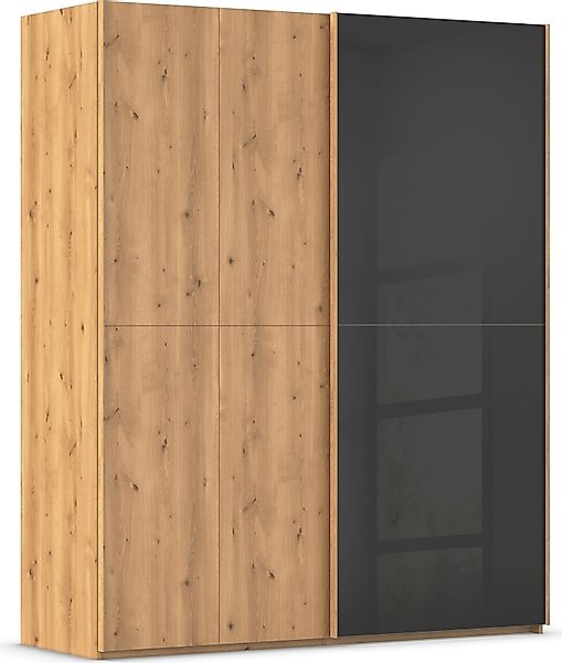 rauch Schwebetürenschrank "Scale-WOOD", edle geteilte Front in massiver Ast günstig online kaufen