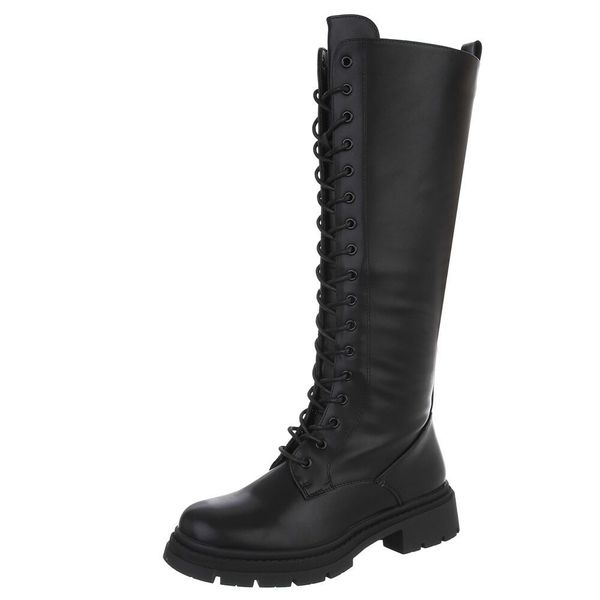 Ital-Design Langer Schnürstiefel für Damen – günstig online kaufen