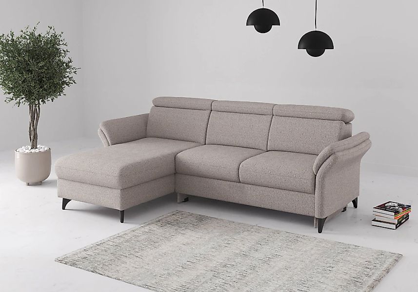 sit&more Ecksofa "Glendale, L-Form" inkl. Kopfteilverstellung,wahlweise mit günstig online kaufen