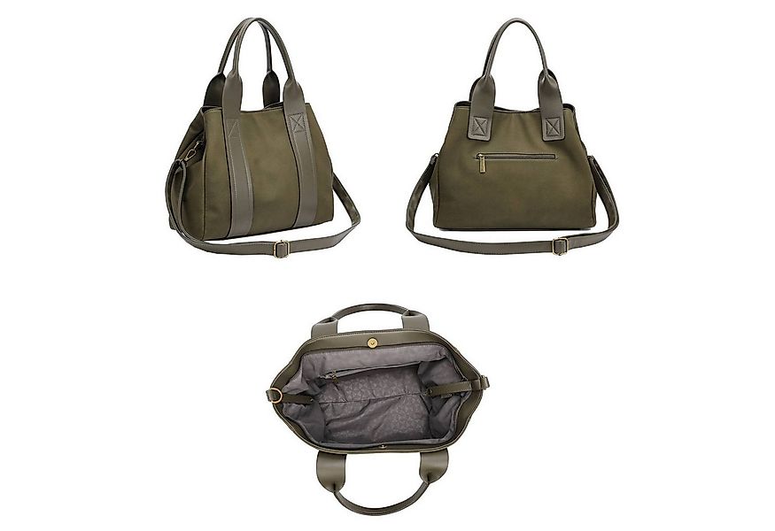 ITALYSHOP24 Schultertasche DAMEN TASCHE Shopper Handtasche Business Umhänge günstig online kaufen