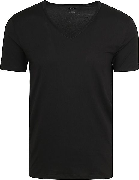 Mey V-Ausschnitt Dry Cotton T-Shirt Schwarz - Größe 3XL günstig online kaufen