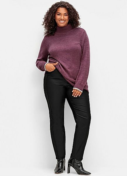 Sheego Jerseyhose Thermohose . mit Beschichtung, Innenseite weich angeraut günstig online kaufen