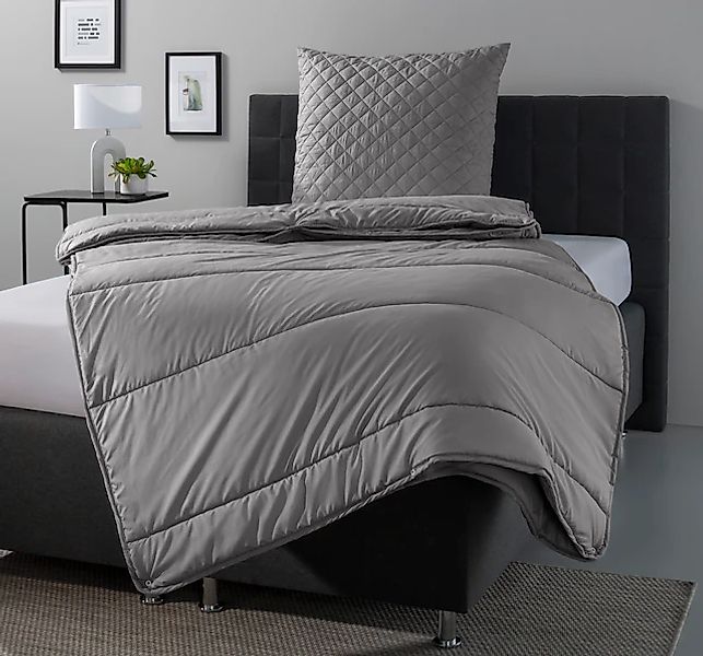 OTTO home Microfaserbettdecke + Microfaserkissen »Clarra Spar Set, Decke + günstig online kaufen