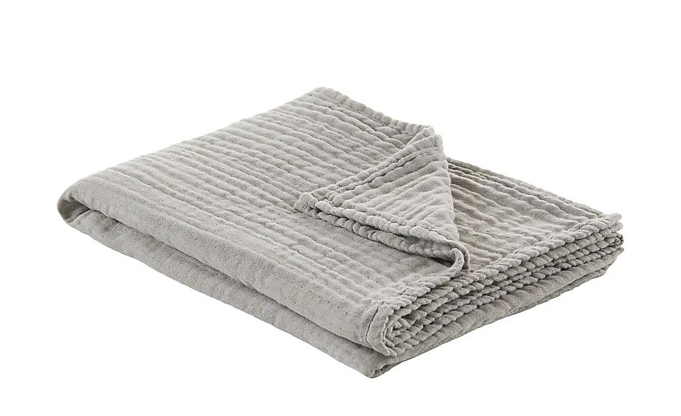 Como Green Plaid  Cora ¦ grau ¦ 100% Baumwolle ¦ Maße (cm): B: 130 Dekokiss günstig online kaufen