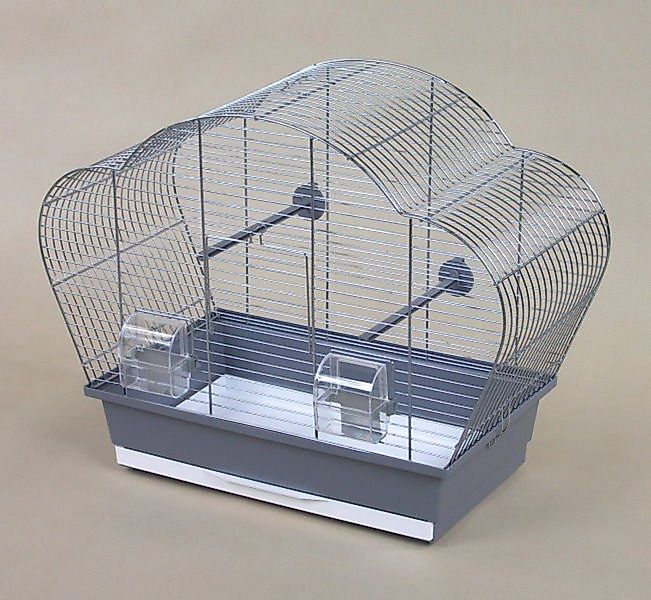 M.O. Vogelkäfig Vogelkäfig Beta Chrom grau günstig online kaufen