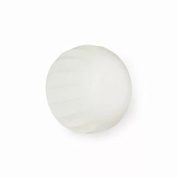 Wandleuchte Lita glas plastikmaterial weiß / LED - Ø 18 cm - Luceplan - Wei günstig online kaufen