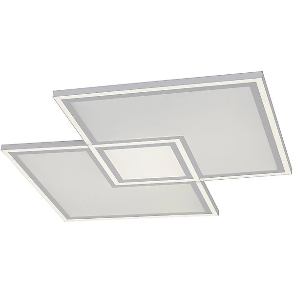 Just Light. LED-Deckenleuchte Edging Weiß 67,7 x 67,7 cm CCT 2700 K - 5000 günstig online kaufen