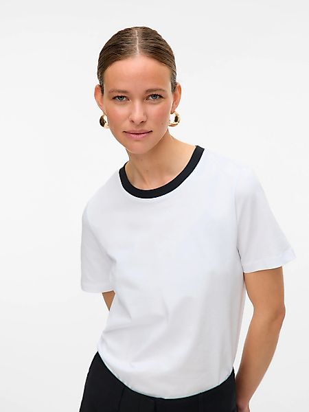 Vero Moda Kurzarmshirt VMPAULINA SS T-SHIRT GA JRS NOOS Baumwolle, regular günstig online kaufen