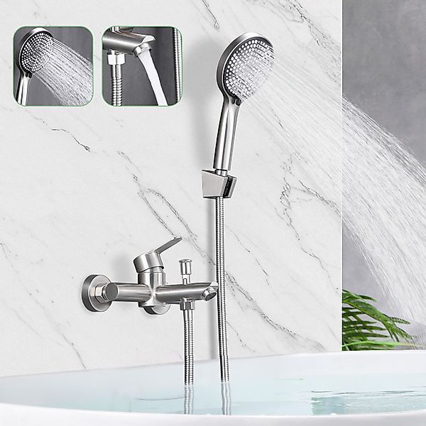 Nettlife Brausegarnitur Badewannenarmatur mit Handbrausemit 3 günstig online kaufen