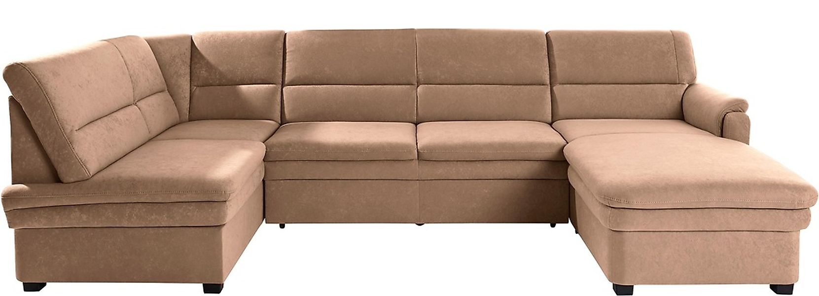 sit&more Wohnlandschaft »Pisa U-Form« mit Federkern, wahlweise mit Bettfunk günstig online kaufen