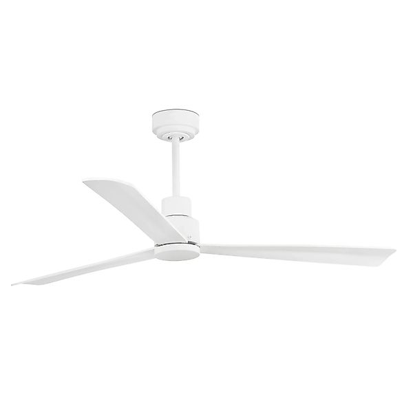 FARO Energiespar Deckenventilator mit Fernbedienung Nassau Weiß 128 cm günstig online kaufen