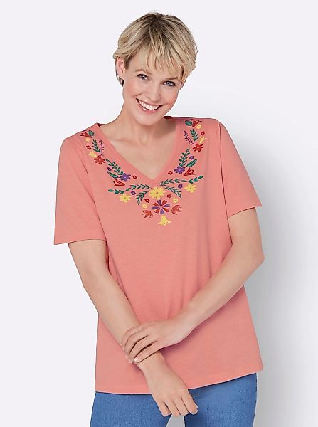 Classic Basics V-Shirt "Kurzarm-Shirt" 1 Stk. tlg. günstig online kaufen
