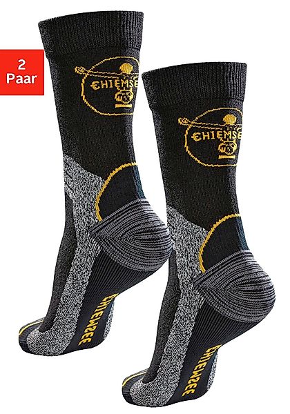 Chiemsee Wandersocken, (Packung, 2 Paar), mit gepolsterten Dämpfungszonen günstig online kaufen